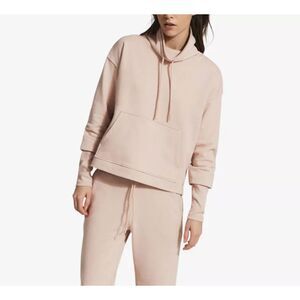 REISS Julietta Funnel Neck Casual Sweatshirt‎ Blush Pink Small